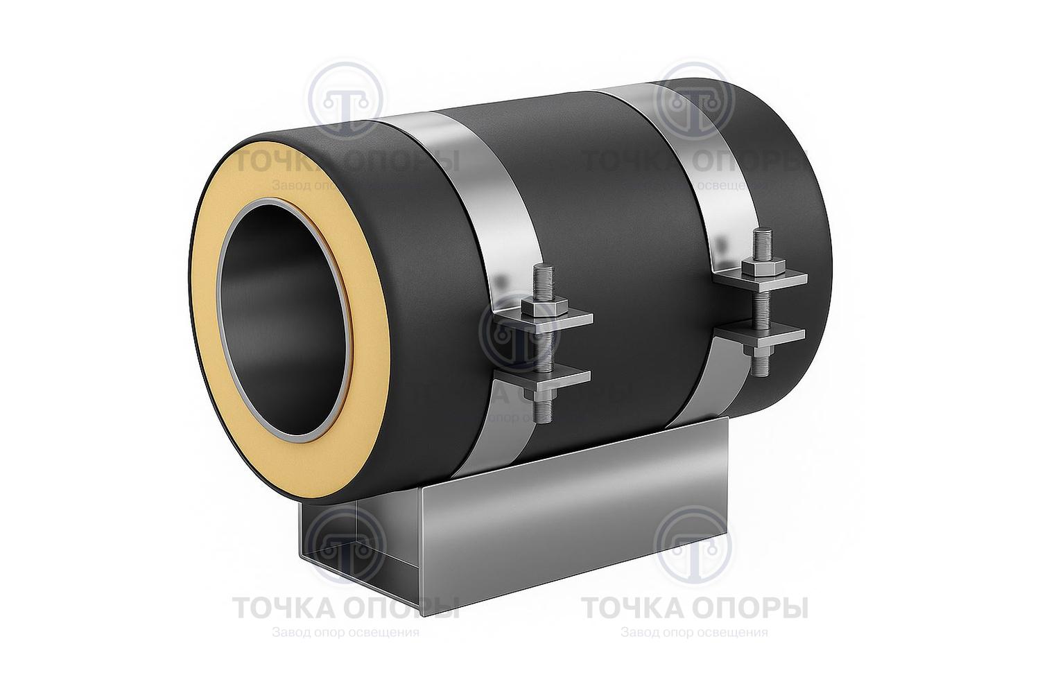 Скользящая опора СПОк 1420/1600.100 подкладная канальная для труб в ППУ