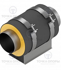 Скользящая опора СПО 76/160.200 подкладная для труб в ППУ