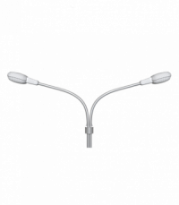 К2-1,5-1,5-180-Ф6 двухрожковый разнонаправленный под 180° консольный кронштейн