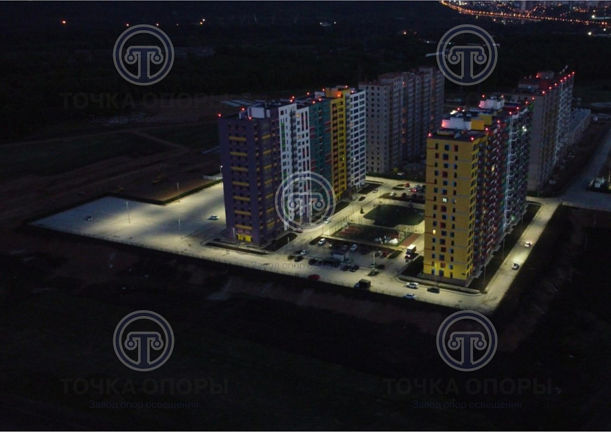 Поставка в город Уфа, для ЖК 8 марта, опор СФГ-400-8,0