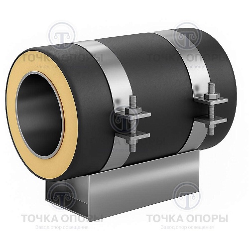 Скользящая опора СПОк 426/560.100 подкладная канальная для труб в ППУ
