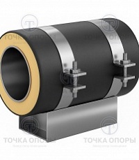 Скользящая опора СПОн 325/400.100 подкладная надземная для труб в ППУ