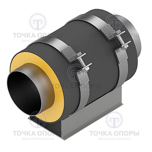 Скользящая опора СПО 108/180.200 подкладная для труб в ППУ